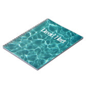 Carnet Aqua Green Swimming Pool Photo (Côté gauche)