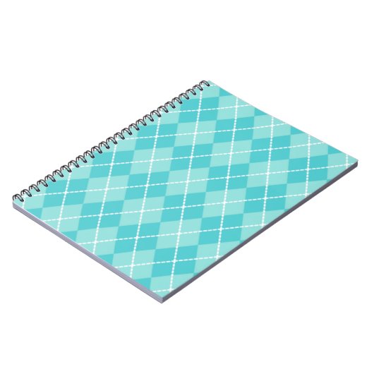 Carnet Aqua Jacquard (Côté gauche)