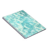Carnet Aqua Mint Abstrait (Côté Droit)