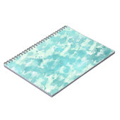 Carnet Aqua Mint Abstrait (Côté gauche)