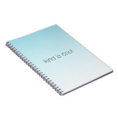 Carnet Aqua Ombre Kind est Cool (Côté Droit)