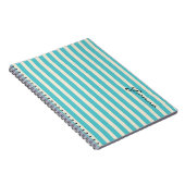 Carnet Aqua Stripes (Côté Droit)