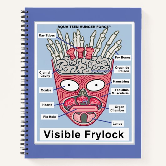 Carnet Aqua Teen Hunger Force Visible Frylock Poster (Devant)