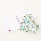 Carnet Aqua Turquoise Crème aquarelle Teinture d'aquarell (Intérieur)