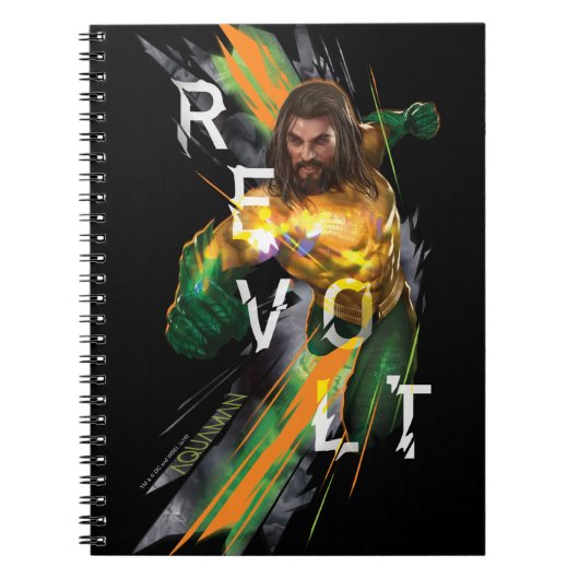 Carnet Aquaman | Aquaman "Revolt" - Graphique commenté (Devant)