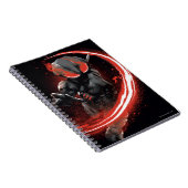 Carnet Aquaman | Black Manta Red Swipe Graphic (Côté Droit)