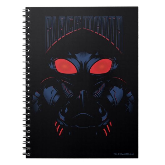 Carnet Aquaman | Black Manta Shadowy Graphic (Devant)