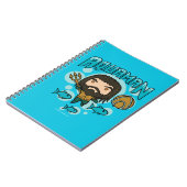 Carnet Aquaman | Chibi Aquaman Graphisme sous-marin (Côté gauche)