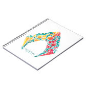 Carnet Aquaman | Logo Aquaman & Mera sur le thème du coqu (Côté gauche)