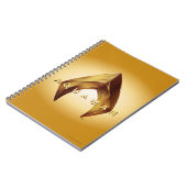 Carnet Aquaman | Logo Golden Aquaman (Côté gauche)