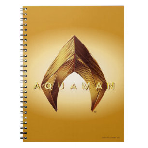 Carnet Aquaman Logo Golden Aquaman