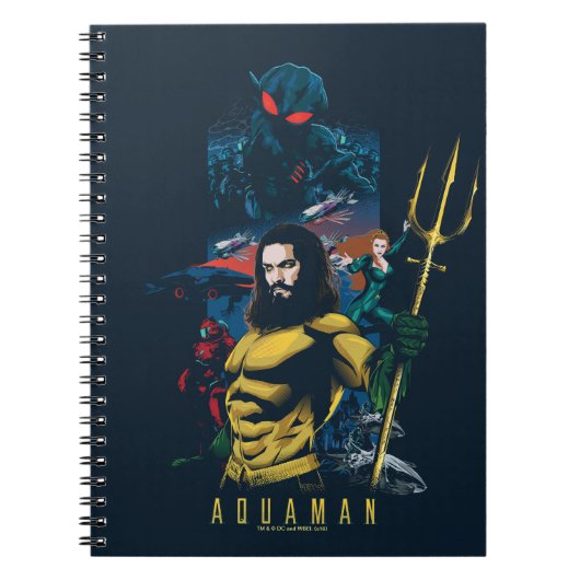 Carnet Aquaman | Orin, Mera et Black Manta Graphic (Devant)