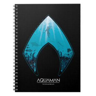 Carnet Aquaman Voir par Aquaman Logo Ocean Graphic