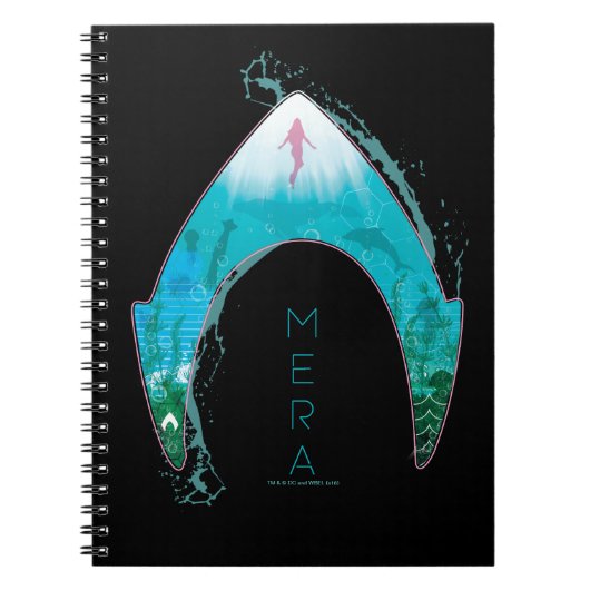 Carnet Aquaman | Voir par Mera Symbole Ocean Graphic (Devant)