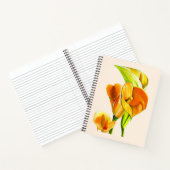 Carnet Aquarelle à fleurs de calla (Intérieur)