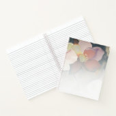 Carnet Aquarelle à gauche Rose floral Script rose (Intérieur)