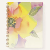 Carnet Aquarelle à gauche spirale florale (Devant)