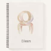 Carnet Aquarelle Abstrait pour Maman (Devant)