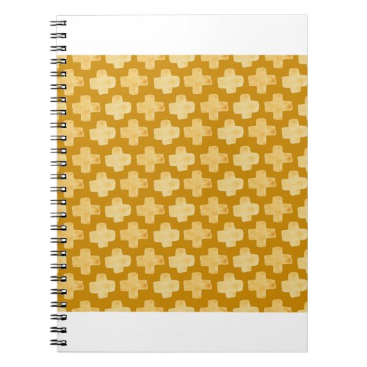 Carnet Aquarelle Abstraite motif transparent, feuille des (Devant)
