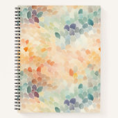 Carnet Aquarelle Abstraite Pastel Douce (Devant)