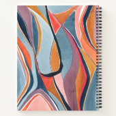 Carnet Aquarelle Abstraite peinture Doodle Sketchbook (Dos)