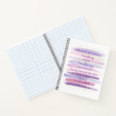 Carnet Aquarelle Affirmations positives (Intérieur)