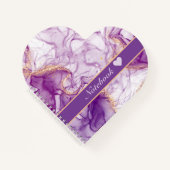 Carnet Aquarelle amusante violet Arrière - plan avec des  (Devant)