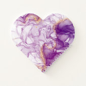 Carnet Aquarelle amusante violet Arrière - plan avec des  (Dos)