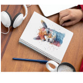 Carnet Aquarelle arc-en-ciel