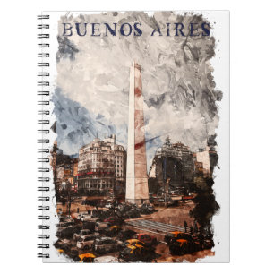 Carnet Aquarelle argentine Buenos Aires