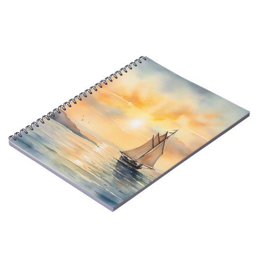 Carnet Aquarelle Arrière - plan (Côté gauche)