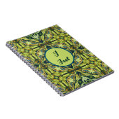 Carnet Aquarelle Azulejo Vert espagnol (Côté Droit)