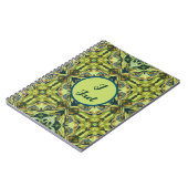 Carnet Aquarelle Azulejo Vert espagnol (Côté gauche)
