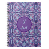 Carnet Aquarelle Azulejo Violet Espagnol (Devant)