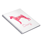 Carnet Aquarelle Basenji (Côté Droit)