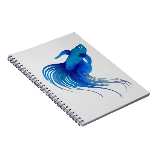 Carnet Aquarelle Bêta bleue (Côté Droit)