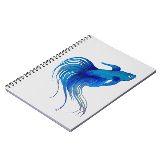 Carnet Aquarelle Bêta bleue (Côté gauche)