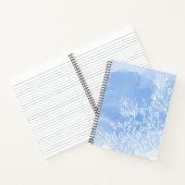 Carnet Aquarelle blanche et bleue (Intérieur)