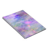 Carnet aquarelle bleue et rose sans couture de jaune (Côté Droit)