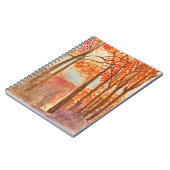 Carnet Aquarelle Bois Automne (Côté gauche)