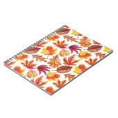 Carnet Aquarelle botanique d'automne, composition transpa (Côté gauche)