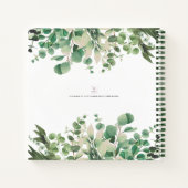 Carnet Aquarelle Botanique Foliage Vert Sketchbook (Dos)
