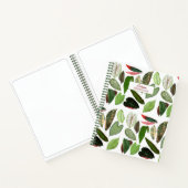 Carnet Aquarelle botanique Vintage verdure Feuilles (Intérieur)