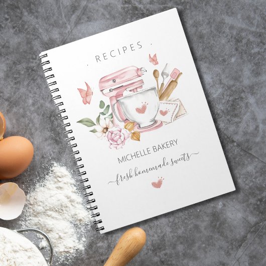 Carnet Aquarelle Boulangerie mixer Recettes