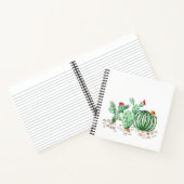 Carnet aquarelle, cactus (Intérieur)