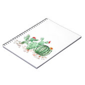 Carnet aquarelle, cactus (Côté gauche)
