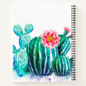 Carnet aquarelle Cactus (Dos)