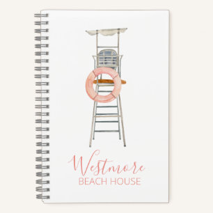 Carnet Aquarelle Chaise de garde-vie