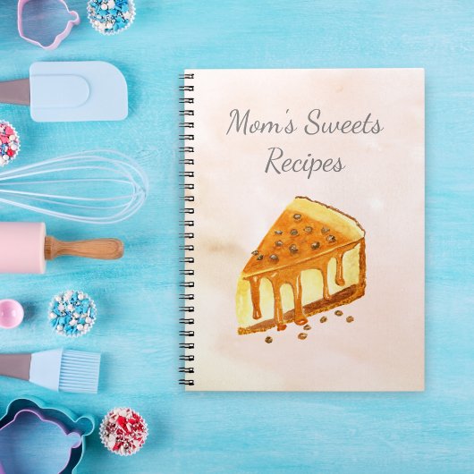 Carnet Aquarelle Cheesecake Bakery Maman's Sweets Recipes