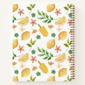 Carnet Aquarelle Citrons & Popsicles (Dos)